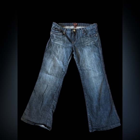 Seven7 Classic Blue Wide Leg Jeans - Picture 1 of 5